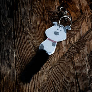 Брелок-світловідбивач SoftReflector Рудольф. Пес. Хвіст