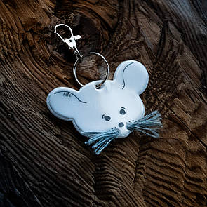 Брелок-світловідбивач SoftReflector Альфі. Мишеня. Вуса