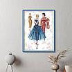 Набір для вишивання за нанесеною на канву схемою "Simple Vintage Style". AIDA 14CT printed 30*38 см, фото 11