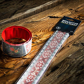 Стрічка-світловідбивач SoftReflector Ремінець. Етно. Червоний мотив