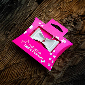 Світловідбивач SoftReflector Підвіска. Бант.  червоний