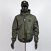 Мужская ветровка Stone Island хаки