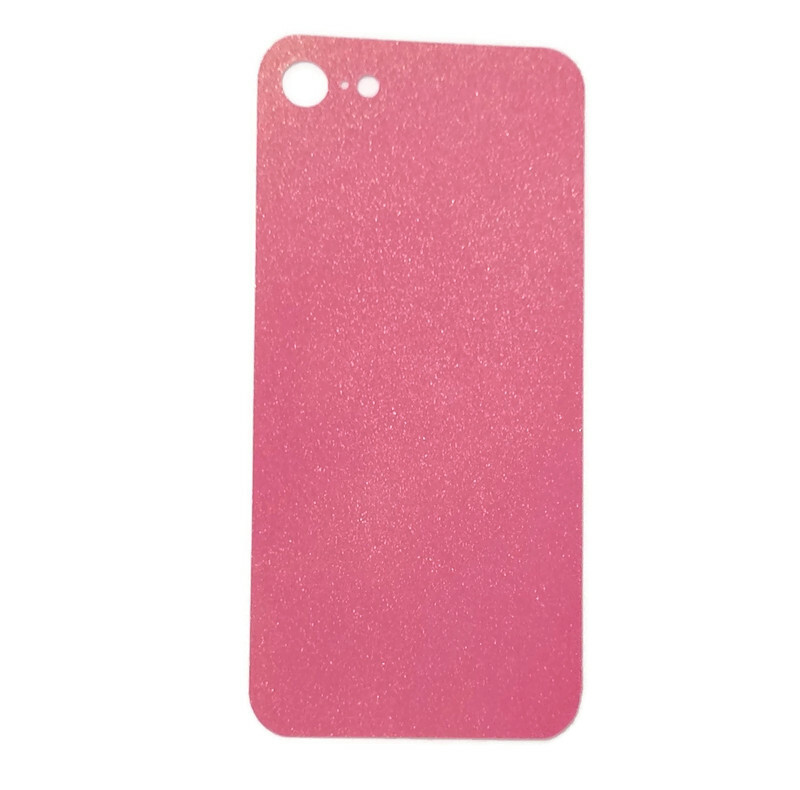 Захисна плівка-наклейка на кришку телефона для Apple iPhone 7/8 (4.7") Блискітки Shine Pink