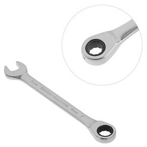 Ключ комбінований з тріскачкою 16мм Cr-V; PROF DIN3113 INTERTOOL XT-1356, фото 2