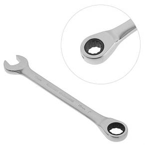 Ключ комбінований з тріскачкою 19мм Cr-V; PROF DIN3113 INTERTOOL XT-1359, фото 2