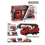 Машина-конструктор "Пожежна" з водяною помпою (бризкає водою) арт. YW 9080 B, фото 6