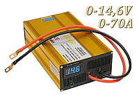 Зарядное устройство LiFeR для аккумуляторов LiFePO4 12V 70A. Зарядка для аккумулятора 12в / (14.6 вольт)