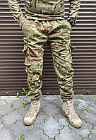 Штани мультикам Kargo тактичні джогері multikam для військовослужбовців