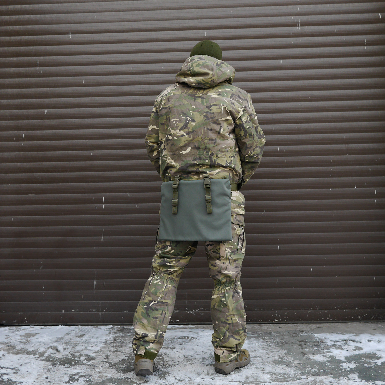 Килимок для сидіння односекційний П-1 Хакі Оксфорд, фото 1