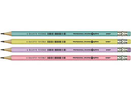 Олівець графітний Optima Sweet HB з гумкою асорті корпус