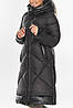 Куртка жіноча моріонова з комбінованою стяжкою модель 51675, фото 4