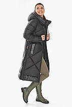 Куртка жіноча моріонова з комбінованою стяжкою модель 51675 42 (XXS), фото 2