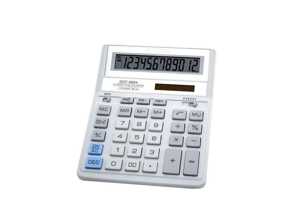 Калькулятор SDC-888 ХWH, Біло-сірий 12р. ТМ CITIZEN — в Категории ...