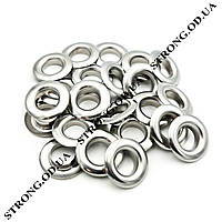 Блочка - Люверс з нержавіючої сталі №2 Нікель 4мм (1000 шт.)