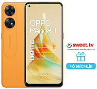 Смартфон OPPO Reno8 T 8/128GB с классными камерами и быстрой зарядкой 6,43" Orange Sunset