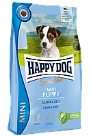 Корм для щенков Хэппи Дог Сенсибл Мини Паппи Happy Dog Sensible Mini Puppy Lamb&Reis 800 г с ягненком и рисом