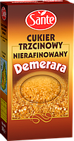 Цукор тростинний коричневий дрібний Sante Fine Demerara Cukier Trzcinowy 500 г Польща
