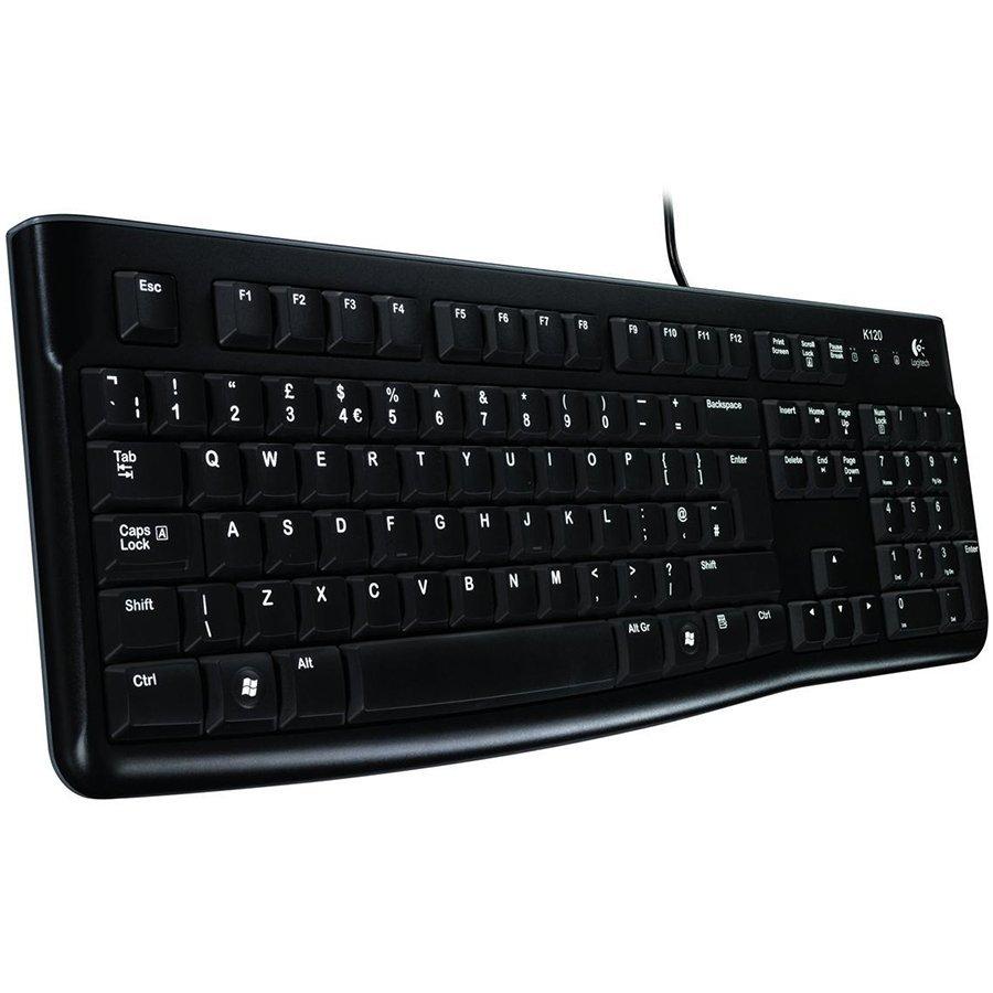 Клавіатура Logitech K120 (UKR OEM) (920-002643), фото 1