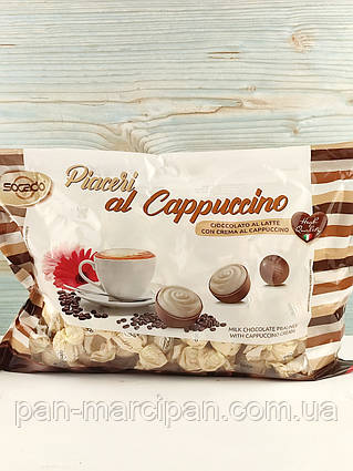 Шоколадні цукерки праліне з кремом капучино Socado Piaceri al Cappuccino 1кг (Італія)