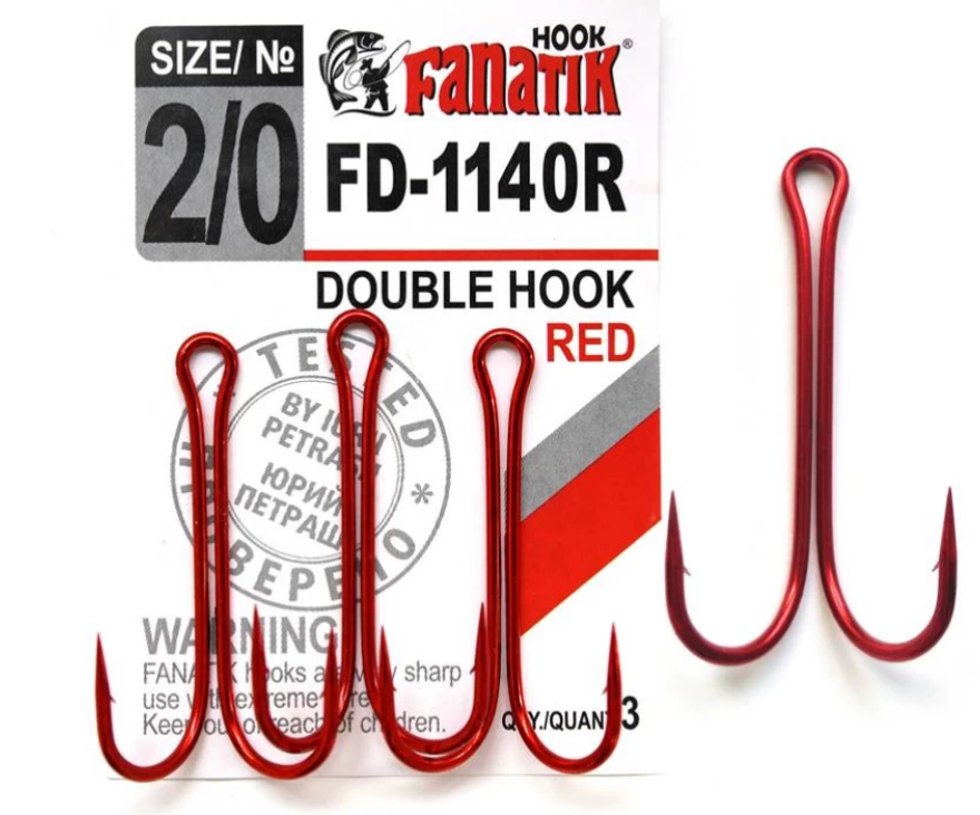 Гачок Fanatik Подвійний FD-1140R № 2/0, фото 1