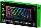 Ігрова клавіатура Razer BlackWidow V3 Mini HyperSpeed Yellow Switch WL/BT/USB RU RGB, Black (RZ03-03, фото 7