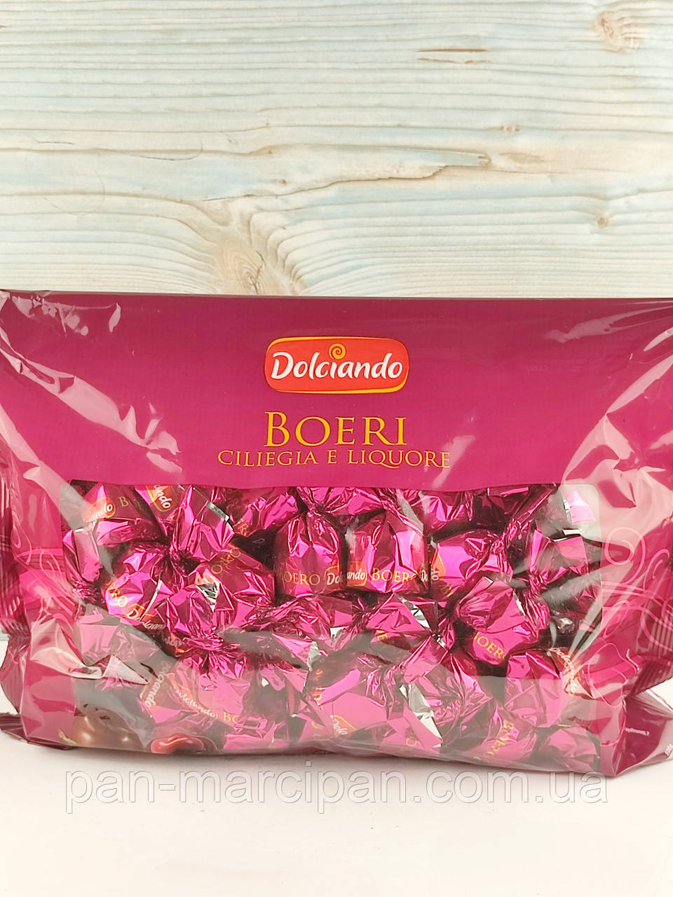 Шоколадні цукерки вишня в лікері Dolciando Boeria 1кг (Італія)