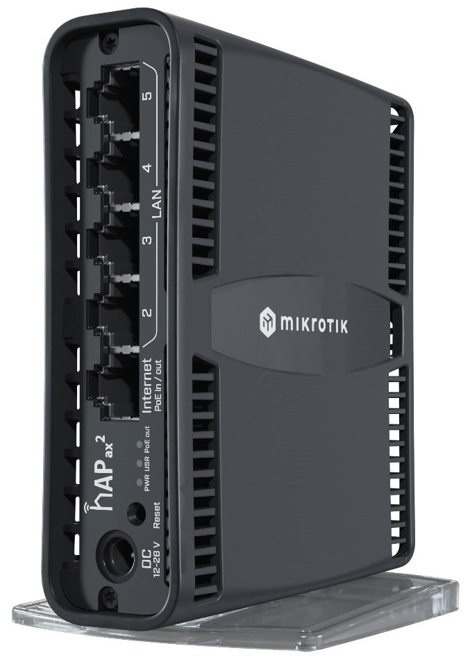 Бездротовий маршрутизатор (роутер) Mikrotik hAP ax2 (C52iG-5HaxD2HaxD-TC), фото 1
