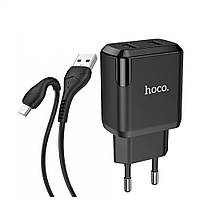 СЗУ и кабель Micro Hoco - N7 Speedy dual port Black