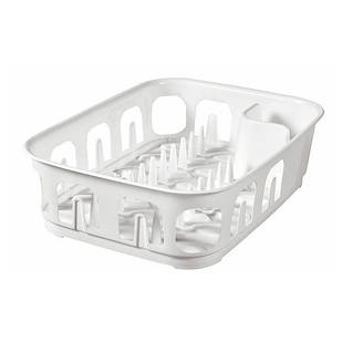 Сушка для посуду пластикова прямокутна Сurver ESSENTIALS білий(00743)