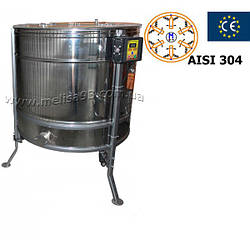 Медогонка 6-х рамкова нержавіюча (марка сталі 304) автоматична рамка Рута