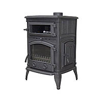 Чугунная печь Flame Stove Sirius Mega с духовкой и боковой дверкой