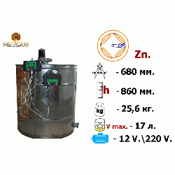 Медогонка 4-х рамкова поворотна Zn з електроприводом 220/12 В