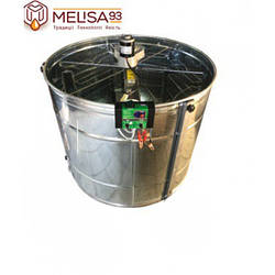 Медогонка 6-ти рамкова поворотна оцинкована без підставки з електроприводом 12 В