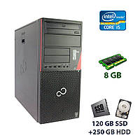 Компьютер Fujitsu Esprimo P420 E85+ Tower / Intel Core i5-4430 (4 ядра по 3.0 - 3.2 GHz) / 8 G | всё для