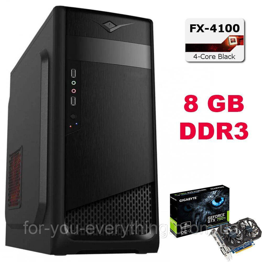 Amd fx 4100 hotsell gtx 750 ti