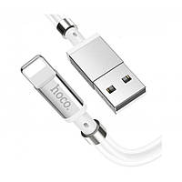 Кабель usb Hoco U91 Magic magnetic Lightning White