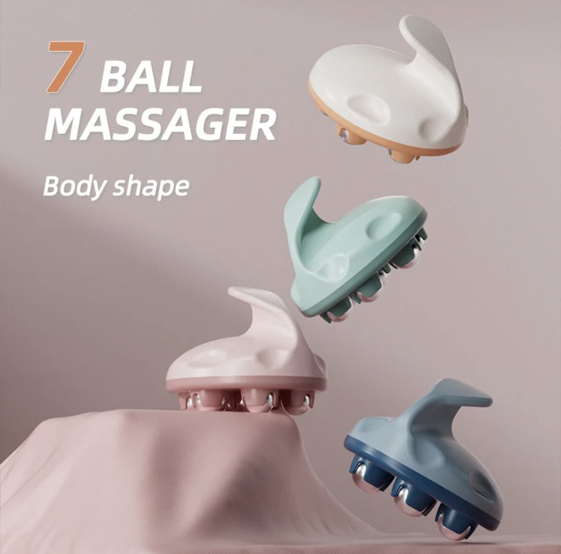 Масажер зі сталевими кульками, меридіанський масажер, масажер для тіла, роликовий масажер