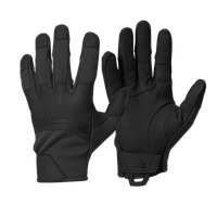 Перчатки кожаные Direct Action CROCODILE FR Gloves Short Nomex Black GL-CRFS-NMX-BLK