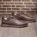Чоловічі осінні весняні кросівки Спортивні повсякденні, Шкіряні Кросівки демісезонні Молодіжні модні *M 7/12*, фото 2