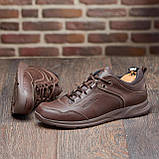 Чоловічі осінні весняні кросівки Спортивні повсякденні, Шкіряні Кросівки демісезонні Молодіжні модні *M 7/12*, фото 5