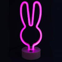 Ночной светильник Neon lamp series   — Ночник Bunny Pink