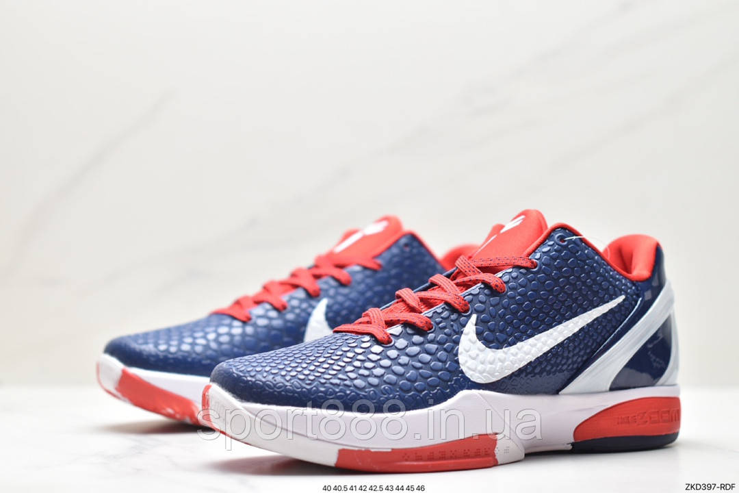 Eur40-46 NIKE KOBE 6 PROTRO Team USA чоловічі баскетбольні кросівки сині
