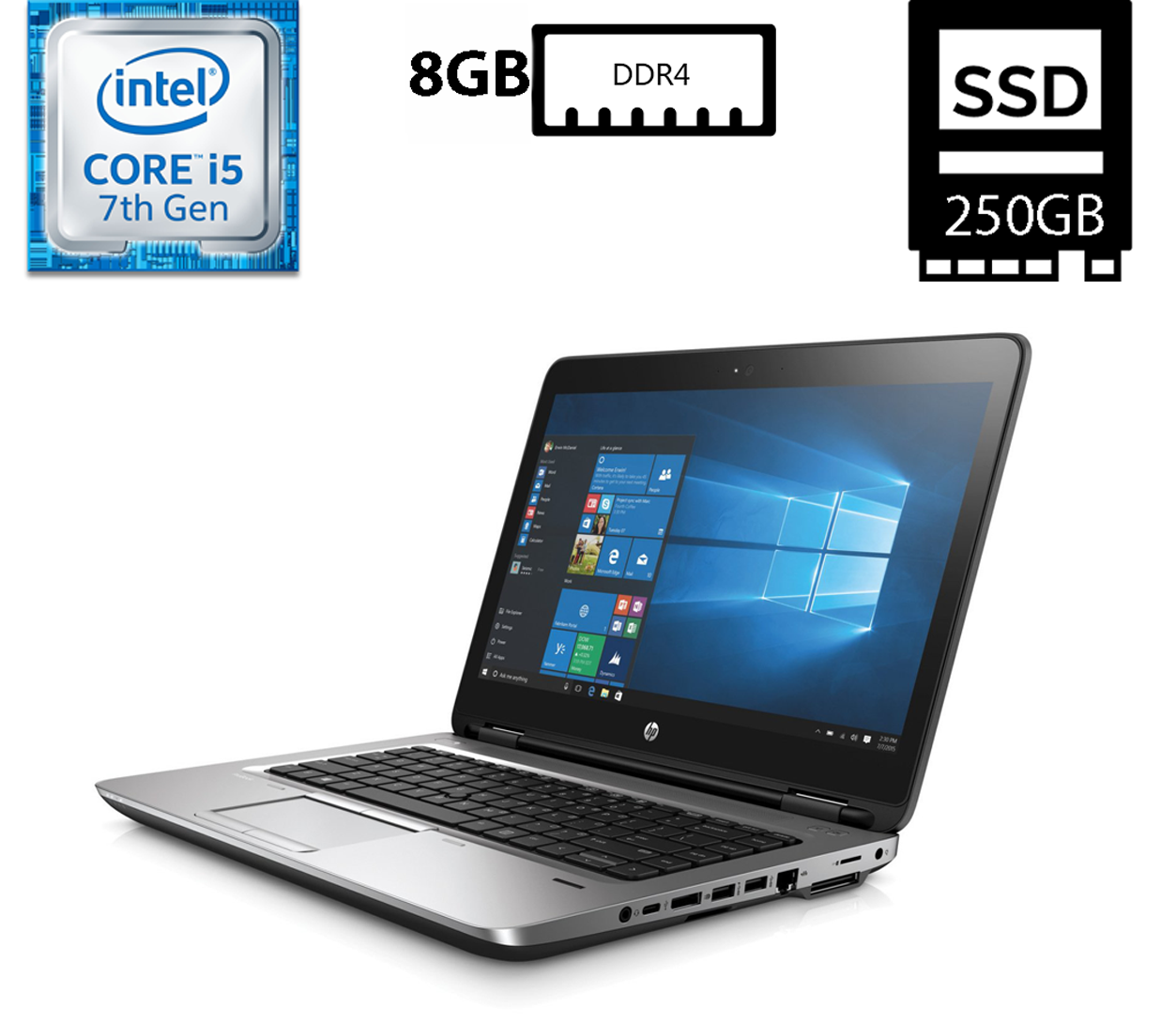 Ноутбук HP ProBook 640 G3/14”TN 1920x1080/Core i5-7300U 2.60GHz/8GB DDR4/SSD 250GB/Intel HD Graphics Б/В