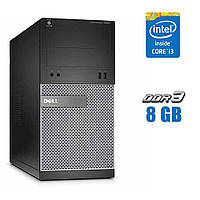 Компьютер Dell OptiPlex 3020 Tower / Intel Core i3-4130 (2 (4) ядра по 3.4 GHz) / 8 GB DDR3 | всё для тебя