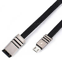 Кабель usb Remax (RC-081m) Weave Micro USB Cable (1m) Black