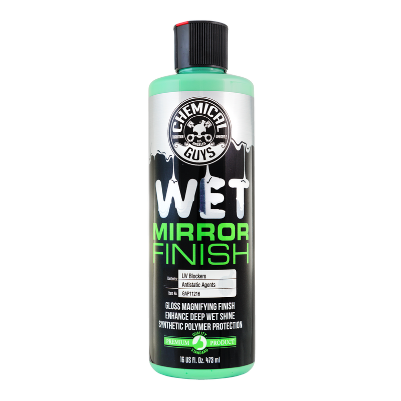 Глейз поліроль з ефектом мокрого дзеркала, антистатичним ефектом Wet Mirror Gloss Glaze - 473мл