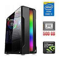 Игровой ПК / Intel Core i5-4440 (4 ядра по 3.1 - 3.3 GHz) / 8 GB DDR3 / 500 GB SSD / nVidia Ge | всё для