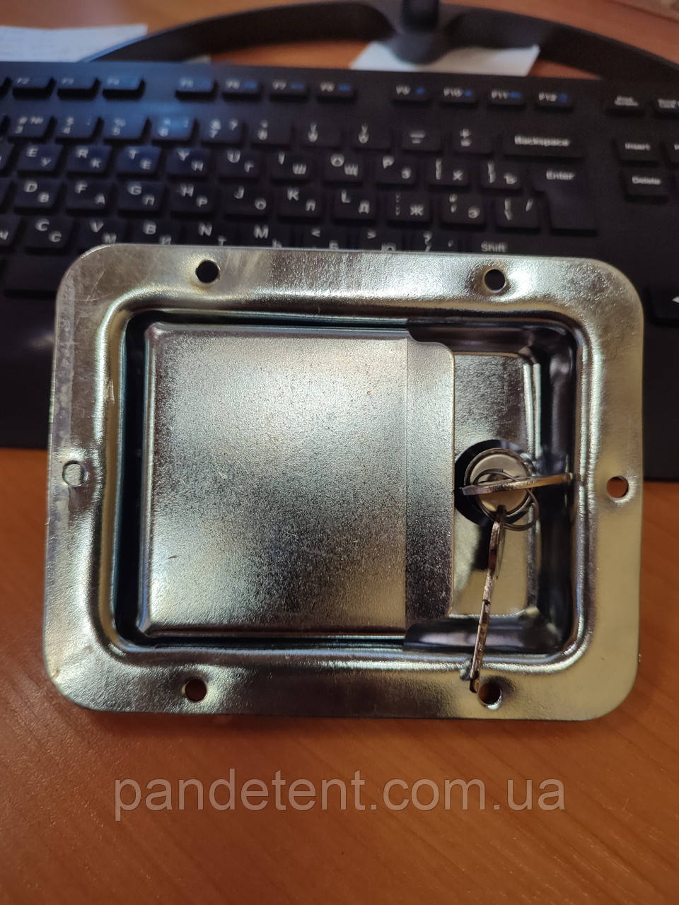 Замок для фургона врізний 140*108мм (Цинк)