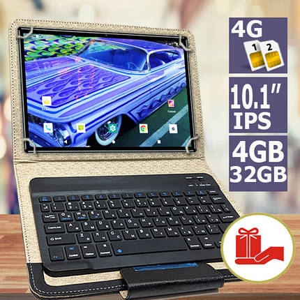 Планшет телефон Samsung Galaxy Tab Q10 Ultra LTE 4/32 DUAL SIM 10.1" IPS + Чохол з Bluetooth клавіатурою!, фото 1
