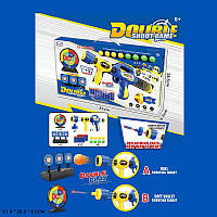 Оружие помповое арт. 6100 (24шт) 8 поролоновые шарики+ 10 поролоновые снаряды, мишени, короб. 51*28,5*6,5см